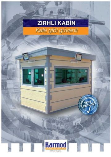 Karmod Zırhlı Kabin Kataloğu