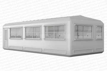 390x870 Geniş Polyester Kabin