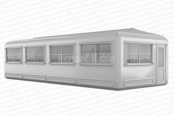 390x990 Geniş Polyester Kabin