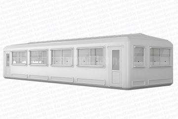 390x1230 Geniş Polyester Kabin