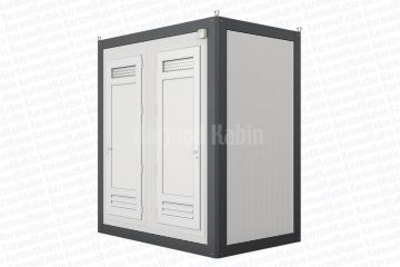 135x210 ikili Mobil Tuvalet Kabini 
